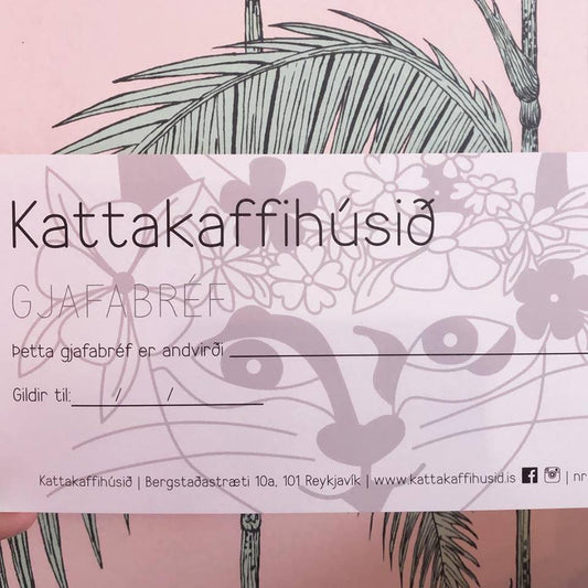 Upphæð gjafakorts